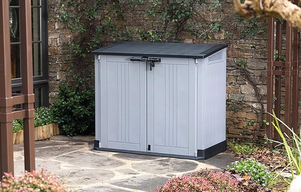 garden design ideas - garden storage boxes